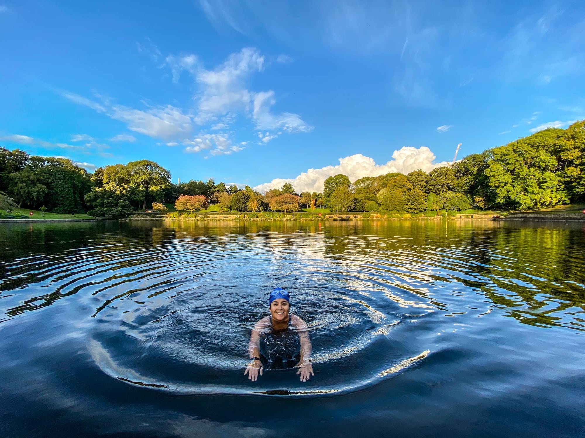 It's freezing, and there's more rubbish than your average pool — but we love to swim at Crookes Valley Park